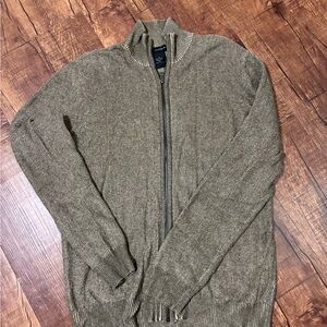 Calvin Klein Jeans Men's Zip Up Sweater - Brown